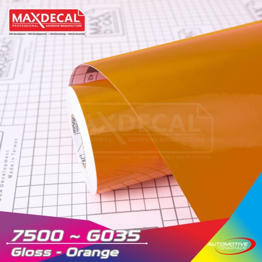 Jual STIKER OREN GLOSSY MAXDECAL 7500 | Shopee Indonesia