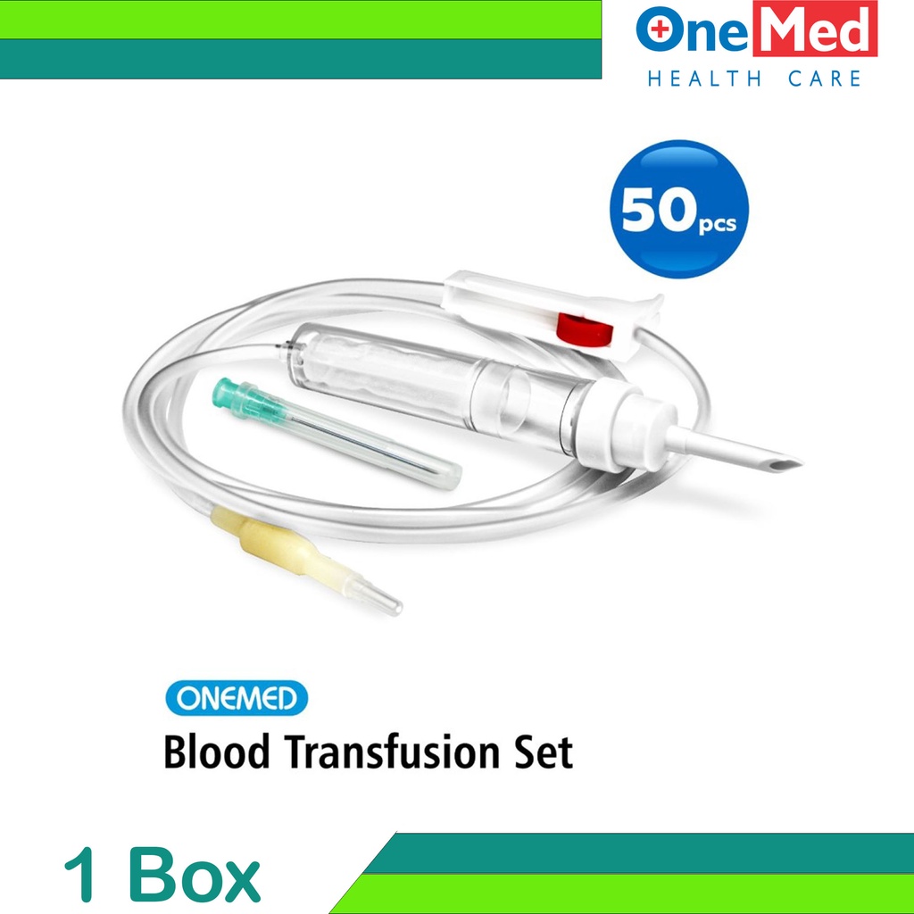 Jual Blood Transfusion Set OneMed Box Isi 50 Pcs | Shopee Indonesia