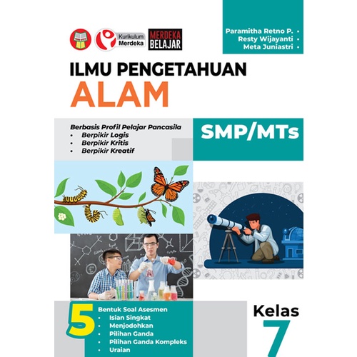 Jual Buku Ilmu Pengetahuan Alam SMP/MTs Kelas 7 Kurikulum Merdeka ...