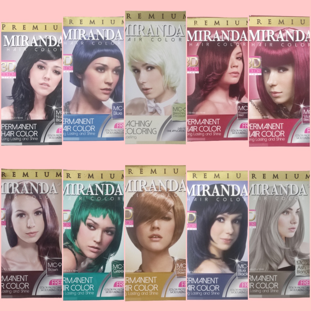 Jual Semir Rambut Miranda Hair Color Premium | Shopee Indonesia