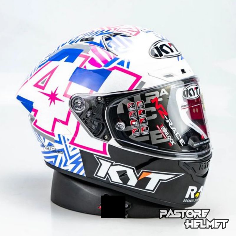 Jual Helm KYT NZ RACE ESPARGARO REP 2022/E06 WITH SPONSOR / KYT NZ Race