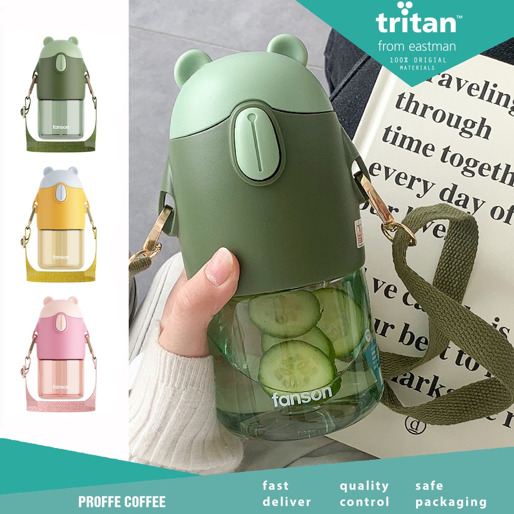 Jual botol minum anak fanson bear BPA FREE 100% ASLI TRITAN paling aman ...