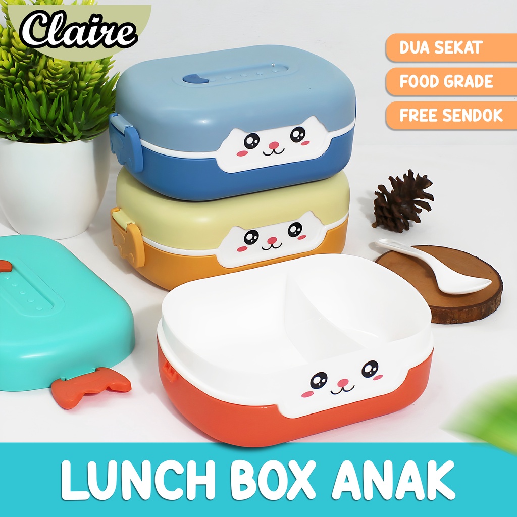 Jual Lunch Box Anak / Kotak Makan Anak / Tempat Makan Anak Shopee