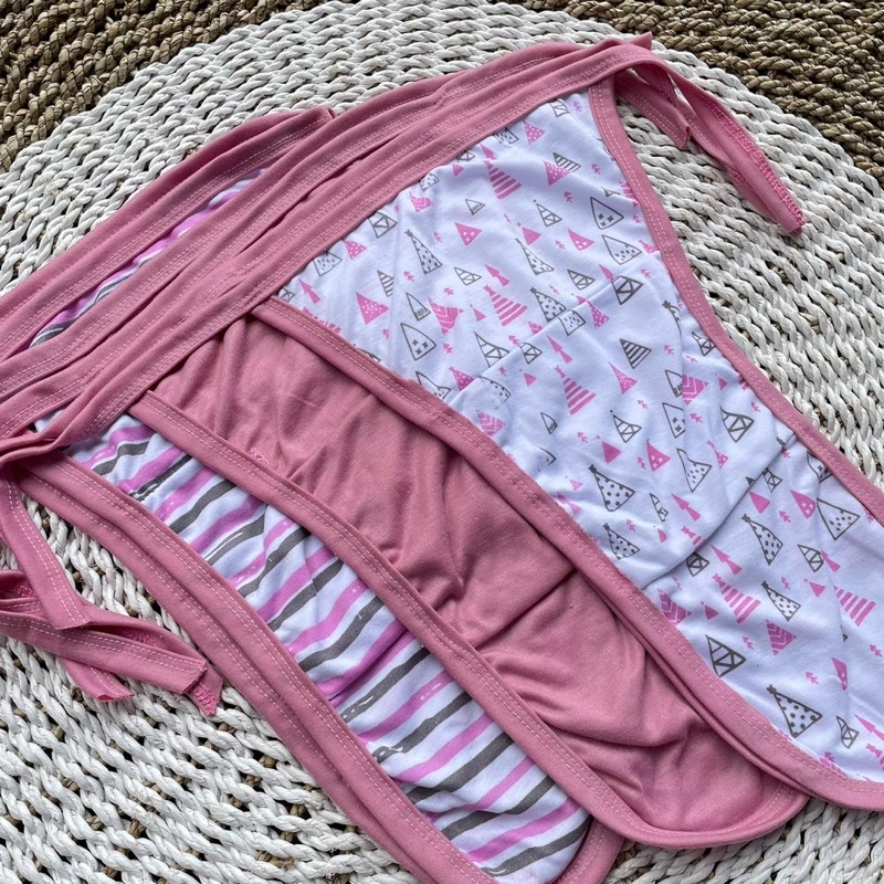 Jual 12Pcs/6 Pcs Popok Bayi Baru lahir Popok Cuci Bayi Popok Tali Bayi