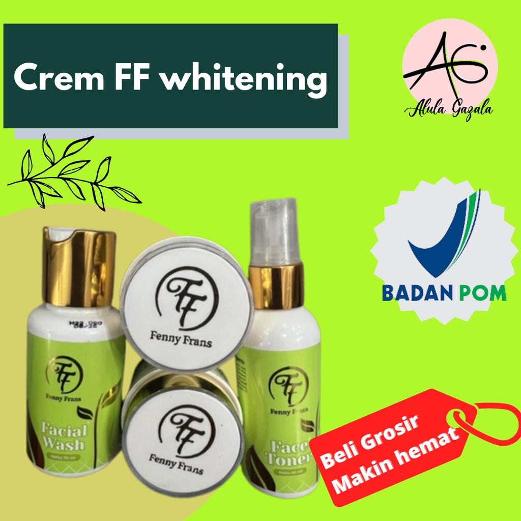 Jual Cream ff whitening bpom krim pemutih FF by Fenny Frans | Shopee ...