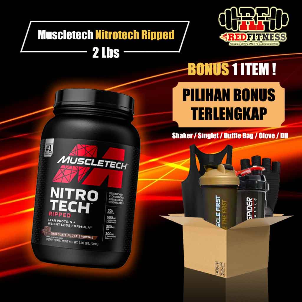Jual Muscletech Nitrotech Ripped 2 lbs / 2lbs / 2lb / 2 lb | Shopee ...