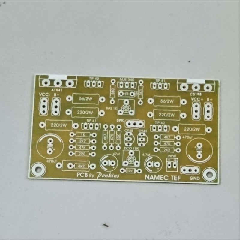 Jual PCB Power Namec Tef Bias Servo Fiber FR4 Fiberglass | Shopee Indonesia