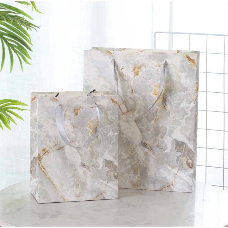 Jual RUMAH KRAVE - White Marble Marmer Paperbag Paper Bag Goodie Bag ...