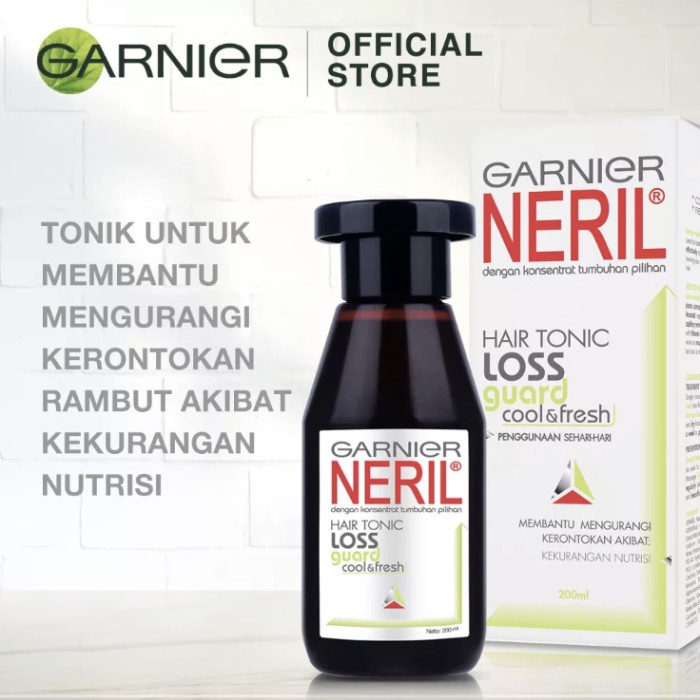 Jual Tonic Garnier Neril Hair Tonic Loss Guard Cool & Fresh 200 Ml ...