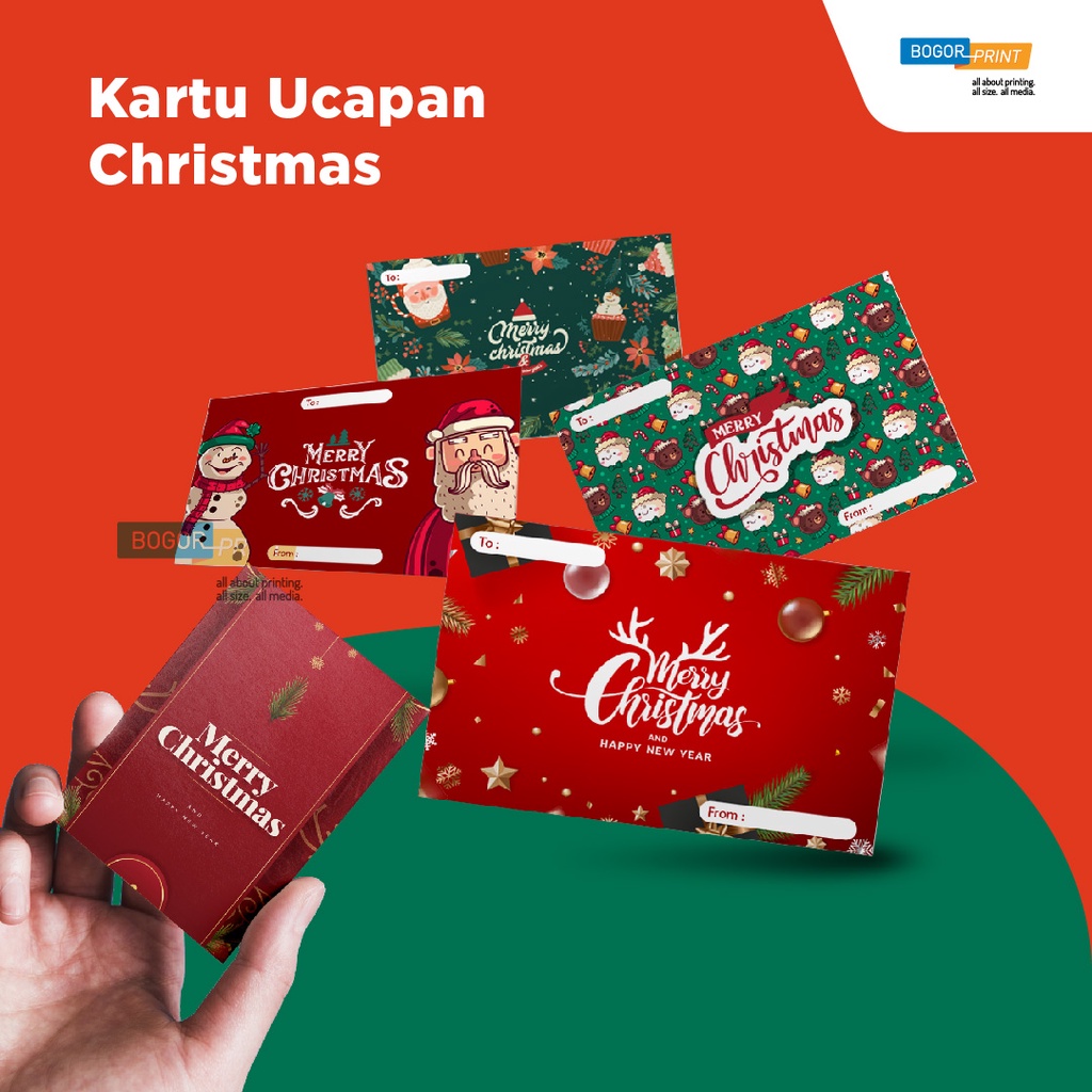 Jual artu Ucapan Natal Merry Christmas | Greeting Card Natal | Gift