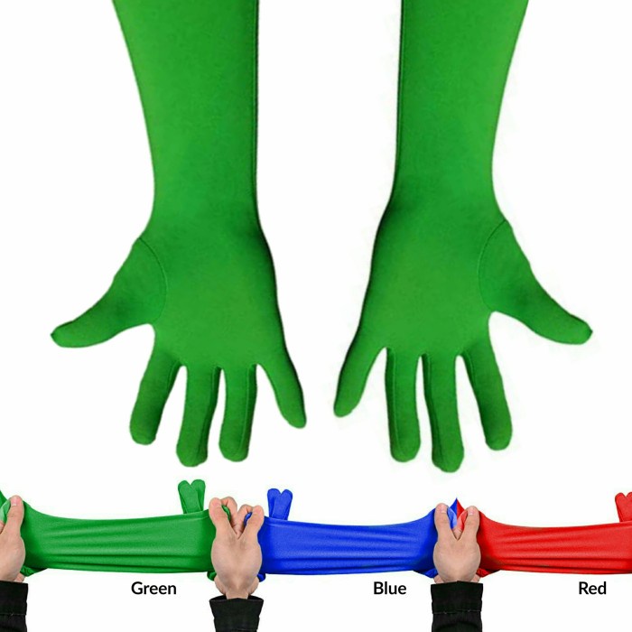 Jual PG - sarung tangan klamufase glove background Green Screen chroma ...