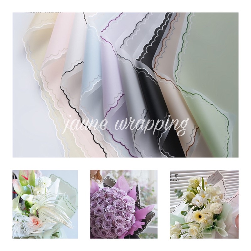 Jual [1PAK/20LEMBAR] JSS Kertas Awan Buket Bunga / Cloud Wrapping Paper ...