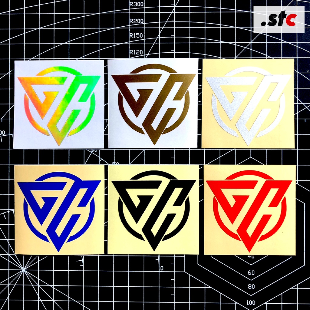 Jual (isi 05) Stiker GC cutting Logo GC Motor Hits Sticker Motor Murah ...