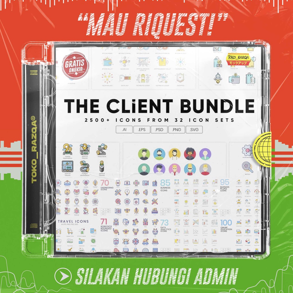 2.500+ Icon - The Client Bundle ◖Vector Design◗