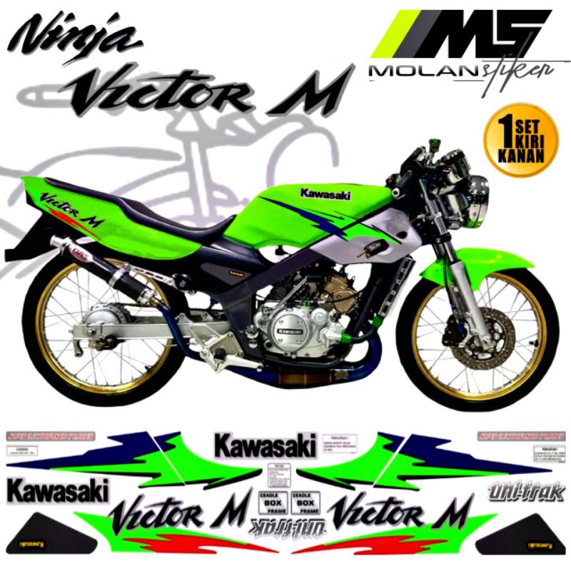 Jual Decal Sticker Striping Variasi Ninja R Ss Victor S Victor M Kawasaki Victor