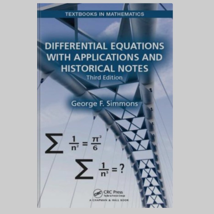 Jual Buku Differential Equations with Applications and Historical Notes ...