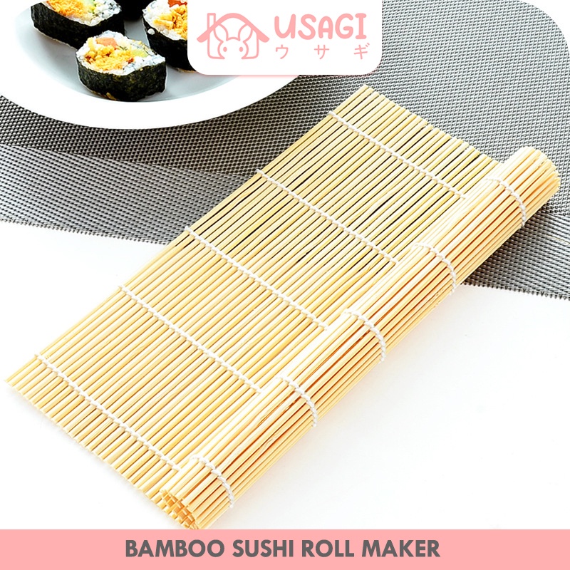 Jual Usagi Bamboo Sushi Roller Bambu Tikar Pipih Penggulung Sushi