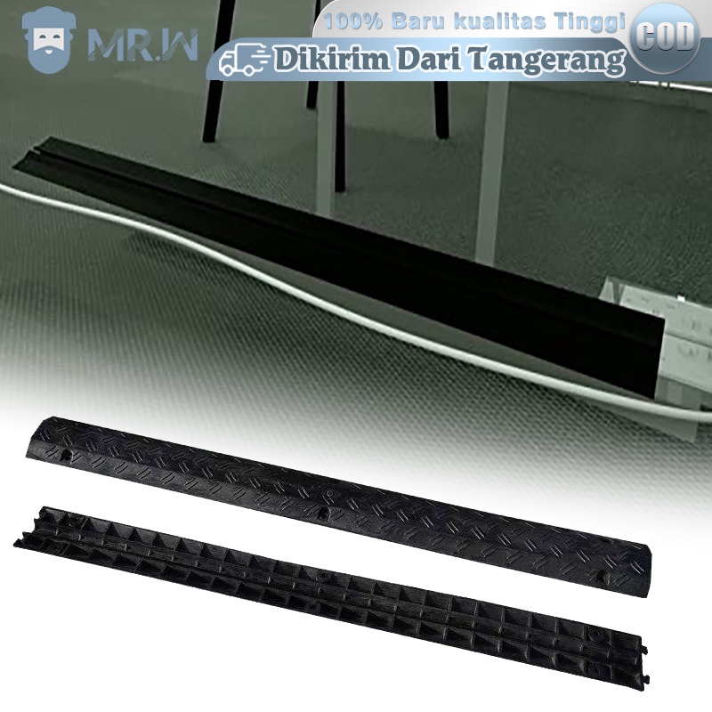 Jual 1 Meter Kabel Duct Lantai Hitam Penutup Kabel Lantai Floor Cable