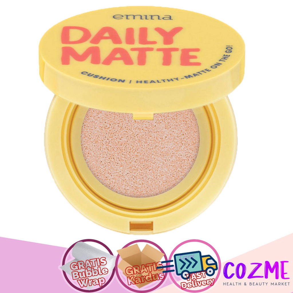 Jual EMINA Daily Matte Cushion SPF 25 PA++ Shopee Indonesia