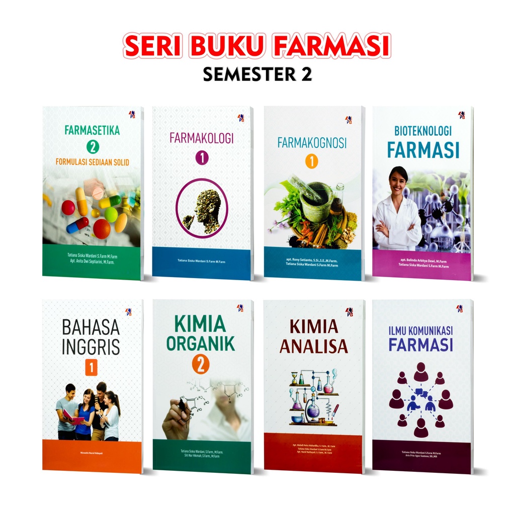 Jual Buku Farmasi Semester 2 Farmakologi Bioteknologi Farmakognosi ...