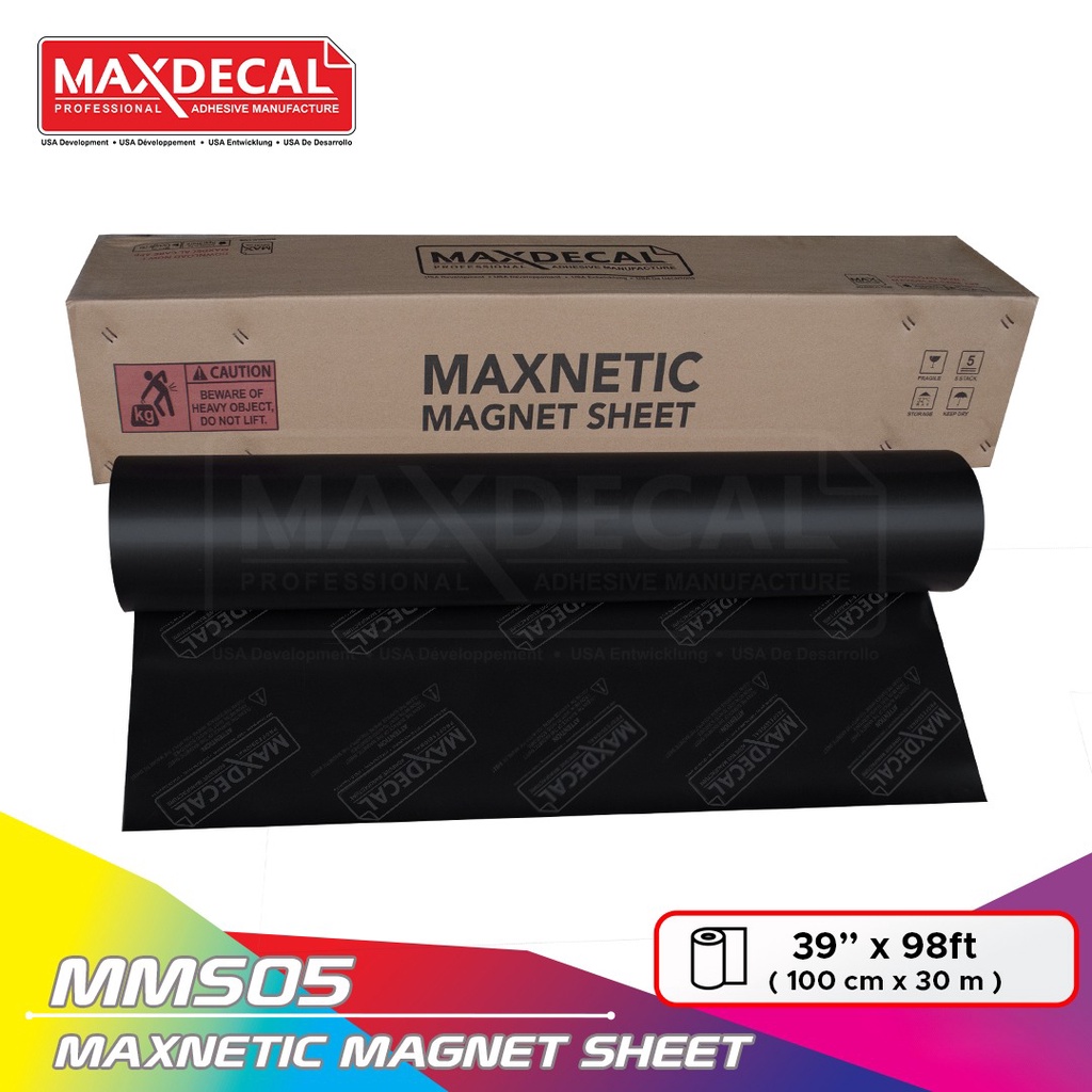 Jual MAXNETIC Magnet Lembaran Flexible 0.5 mm MMS05 Strip Mirip Rubber ...