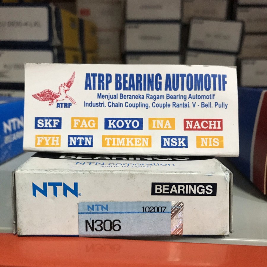 Jual CYLINDRICAL ROLLER BEARING N306 N 306 / 6306 30X72X19 NTN JAPAN ...