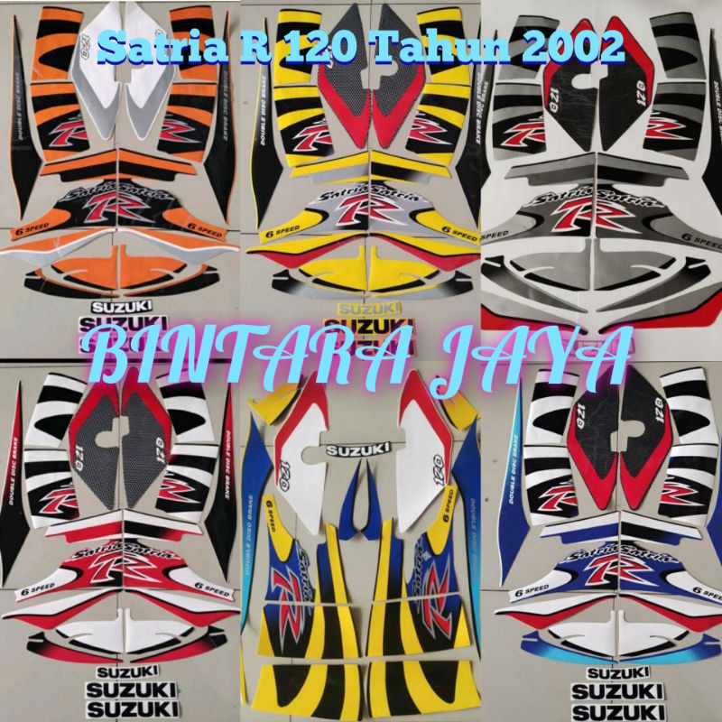 Jual Sticker Lis Striping Suzuki Satria R120 Satria 2 Tak 120R Satria ...