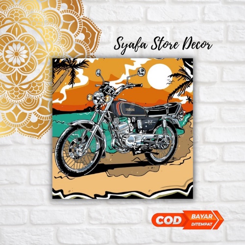 Jual Hiasan dinding motor Klasik - Poster Motor Klasik - Poster Retro ...