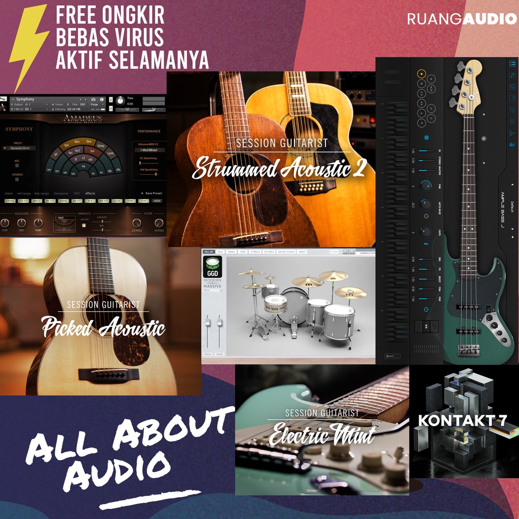 Jual Paket VST Instrument Kontakt Dengan Kontakt 7 ( Full Activated ...