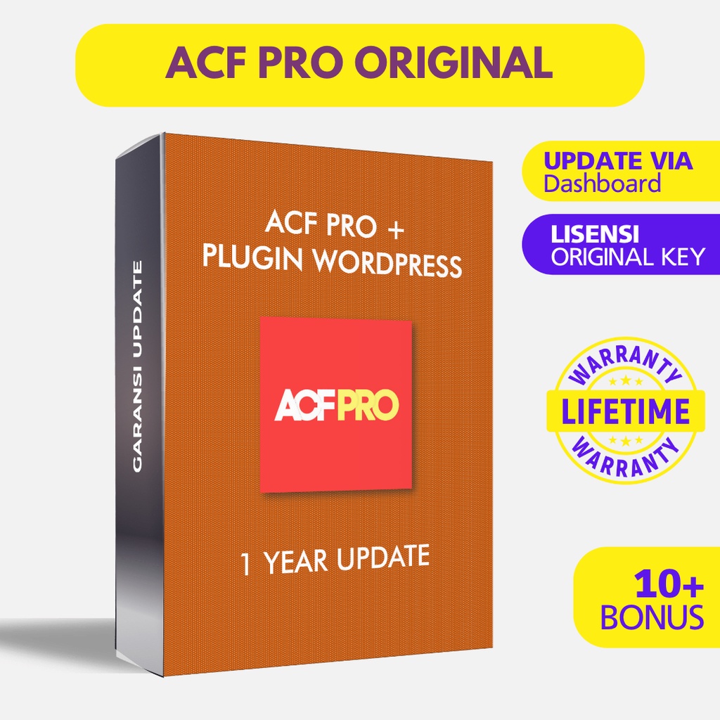 Jual Advanced Custom Fields ACF Pro Lisensi Original Key | Shopee Indonesia