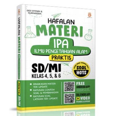 Jual Buku Hafalan Materi IPA SD/MI Kelas 4, 5, 6 - Dedi Effendi - Ori ...