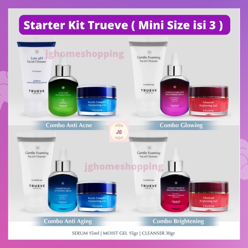 Jual Trueve SBrightening Anti Acne Serum (mini size isi 3 ) | Shopee ...