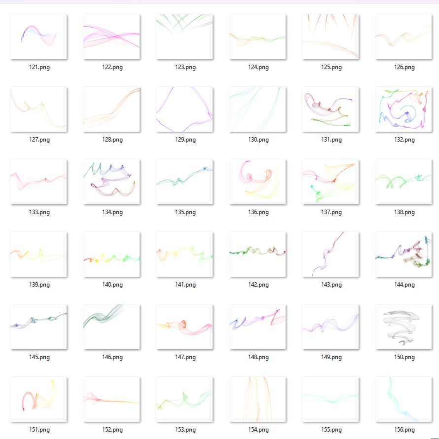 Jual ID1119 - 400 Fractal Graphic Overlays | Shopee Indonesia