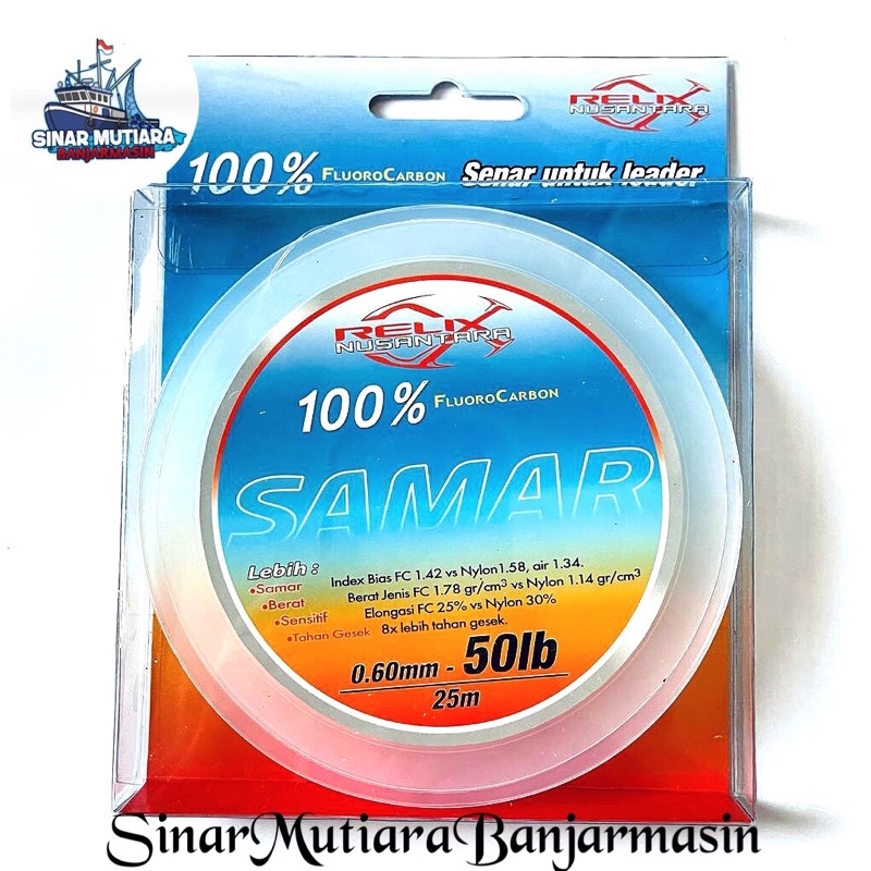 Jual Senar Nylon Leader Samar 100% Fluorocarbon Relix Nusantara ...