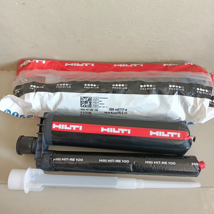 Jual Hit Re 100 Chemical Anchor HILTI,Lem Anchor Beton,Rebar Stek500