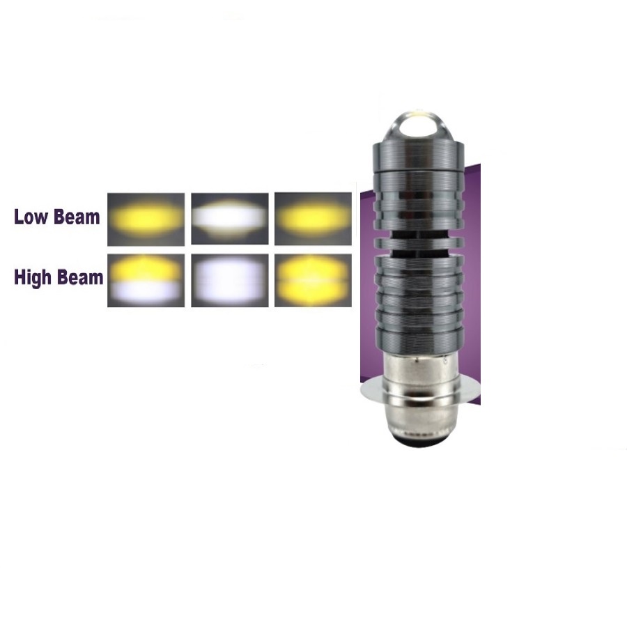 Jual LAMPU UTAMA MOTOR LED LASER D2 H6 P15D AC DC 12V BEBEK MATIC 2 ...