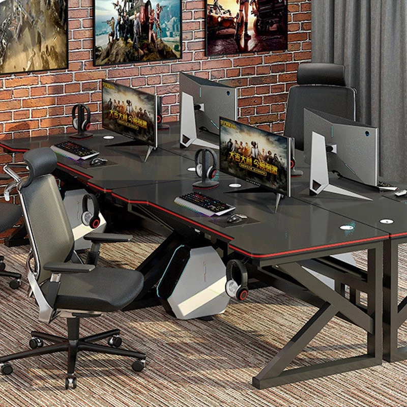 Meja kantor mebel belajar besar laptop gaming meja gaming minimalis