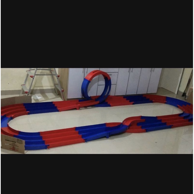 Jual JUMBO 3 TRACK LINTAS TAMIYA BALAP ARENA JALUR CIRCUIT LOOP BRIDGE ...