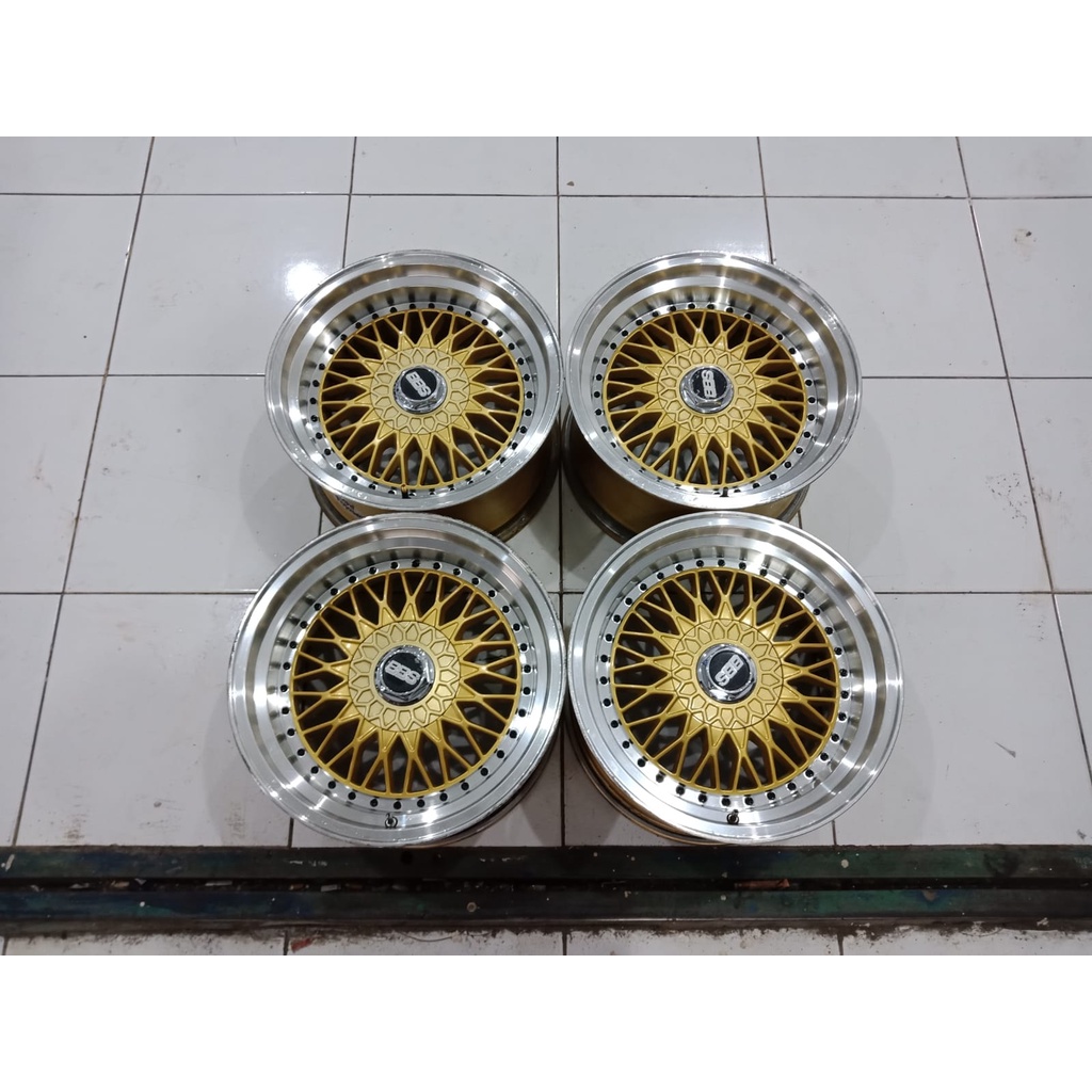 Jual velg seken model celong merk bbs rs ring 16 et 25 baut 4x100/114 ...