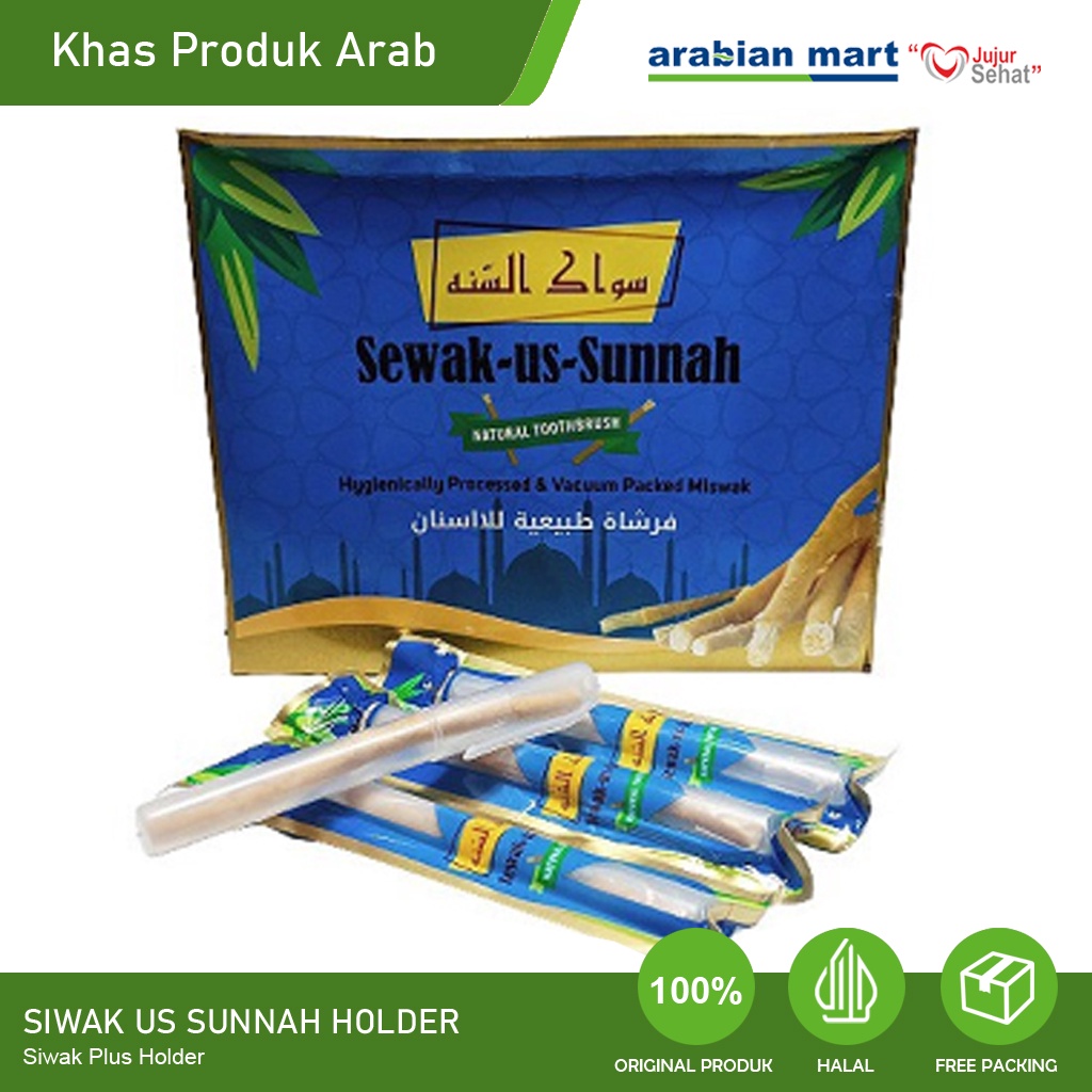 Jual Kayu Siwak Premium Plus Holder Us Sunnah Nabi Sikat Pasta