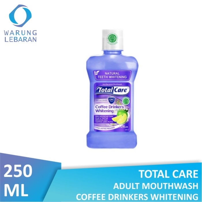 Jual Total Care Mouthwash Adult Coffee Drinkers Whitening 250ml