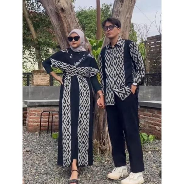 Jual Baju tenun couple - raisa black couple - couple tenun | Shopee ...