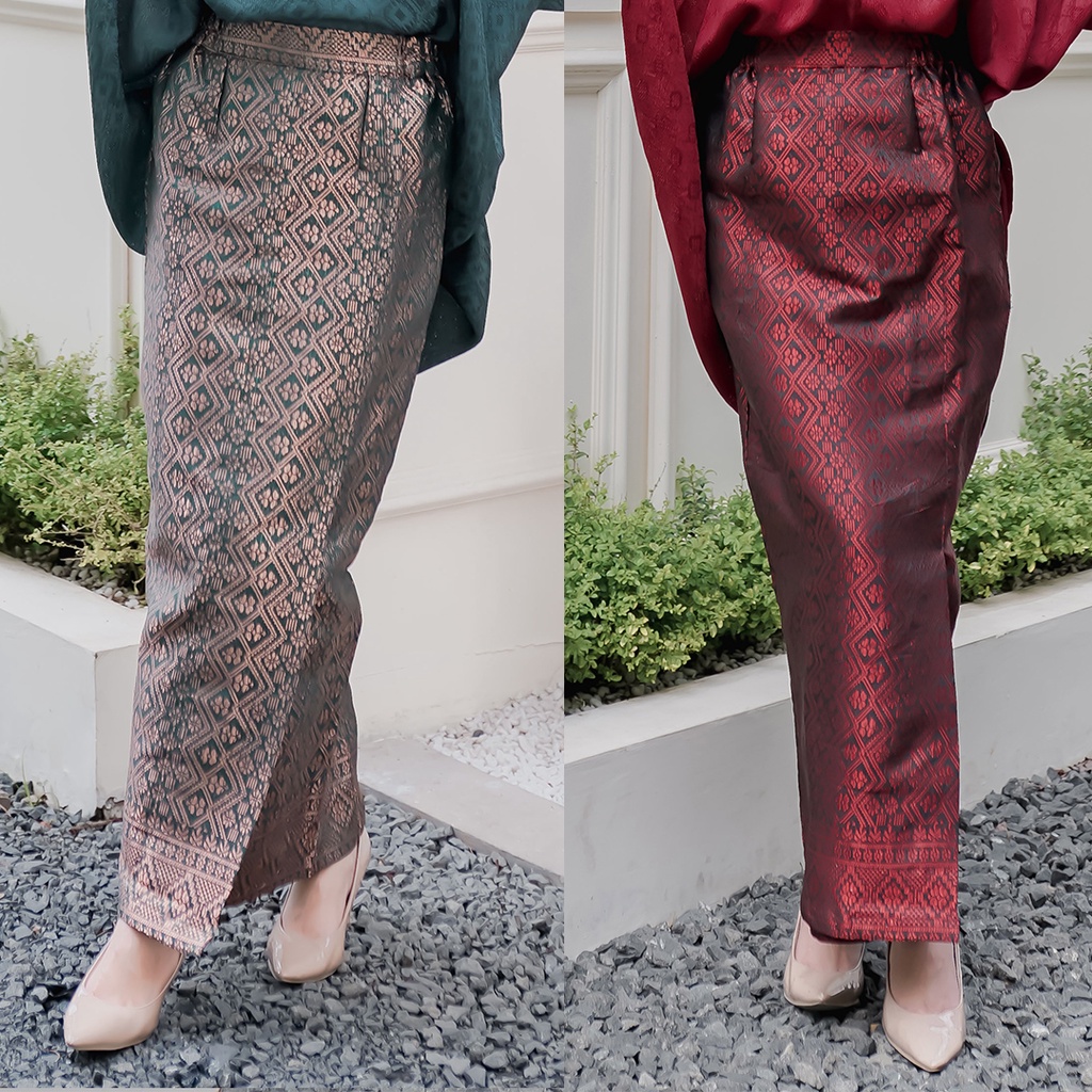 Jual Rok Songket Rok Kebaya Palembang Kinnas Batik Shopee Indonesia 6927