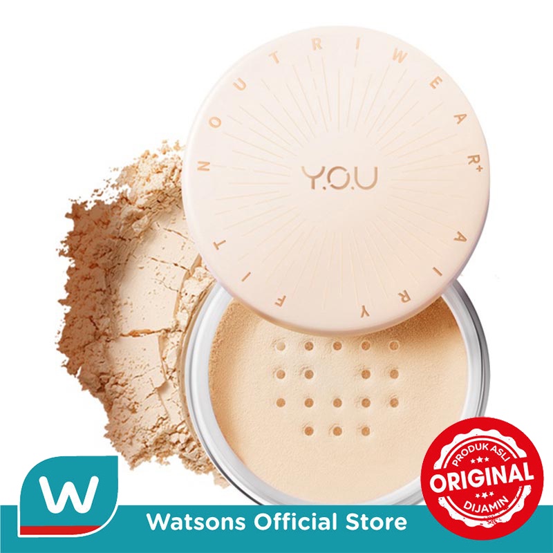 Jual Y.O.U Noutriwear+ Airy Fit Loose Powder W804 Natural Buff | Shopee ...