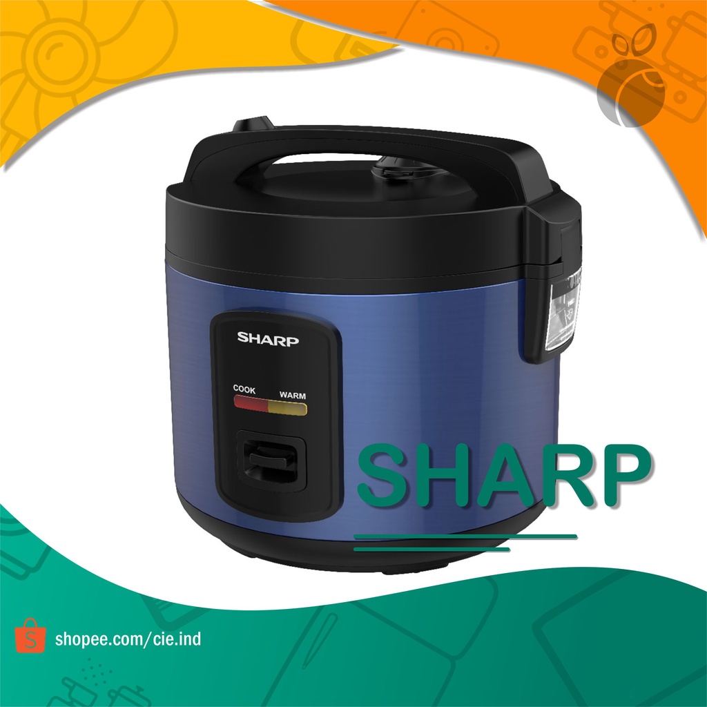 Jual Rice Cooker / Penanak Nasi Sharp anti gores ukuran 1.8 Liter 3 in