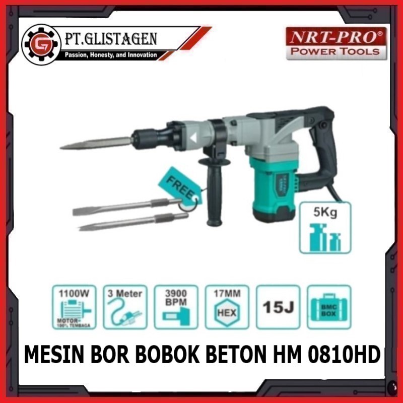 Jual Mesin Bor Bobok Beton Tembok Jack Hammer Drill Nrt Pro Hm Hd