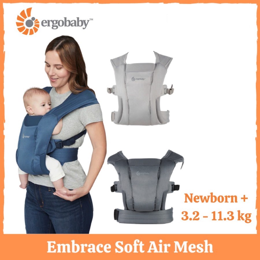 Jual Ergobaby Embrace Soft Air Mesh Carrier Gendongan Bayi Shopee