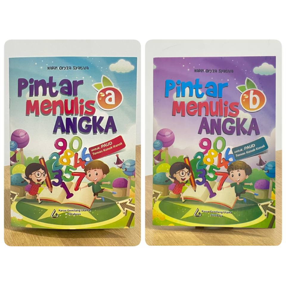 Jual Buku Belajar Anak PAUD TK A & TK B - Pintar Menulis Angka | Shopee ...