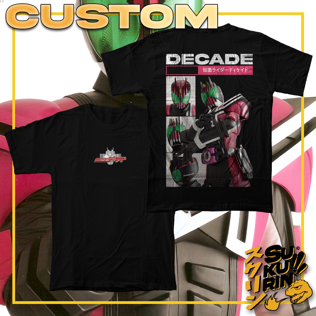 Jual Kaos Kamen Rider Decade (Custom ales07) | Shopee Indonesia