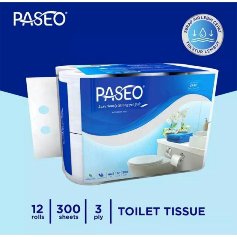 Jual Paseo Elegant Tissue Toilet Roll Ply Isi Roll Core Non Embossed Shopee Indonesia